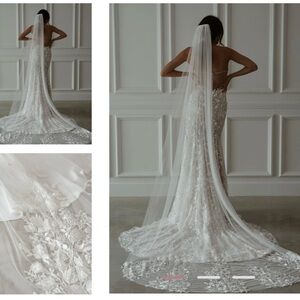 MWL cathedral length veil